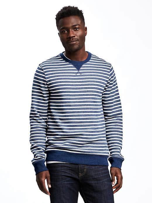 Old Navy Classic Fleece Sweatshirt For Men - Night Flight