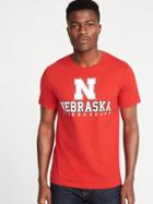 Old Navy Mens College Team Graphic Tee For Men Nebraska Corn Size L
