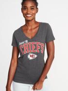 Old Navy Womens Nfl Team Graphic V-neck Tee For Women Kansas City Chiefs Size Xl