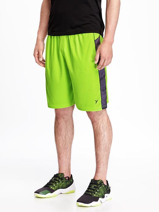 Old Navy Go Dry Cool Training Shorts For Men 10 - Neon Spark