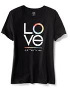 Old Navy Relaxed Pride Graphic Tee For Women - Blackjack