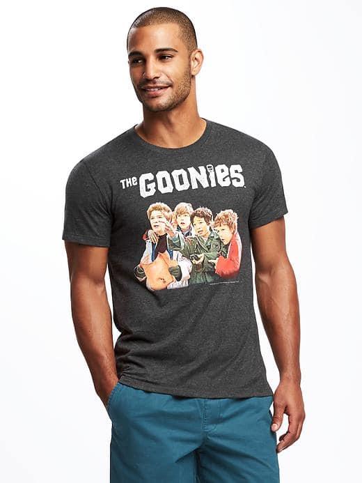 Old Navy The Goonies Graphic Tee For Men - Black Heather