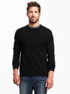 Old Navy Crew Neck Sweater For Men - Black