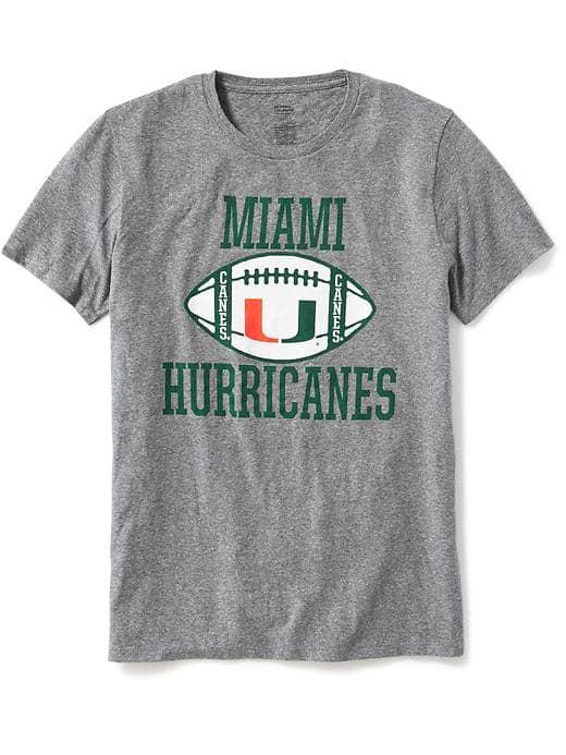 Old Navy Ncaa Graphic Tee For Men - Miami