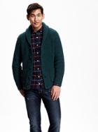 Old Navy Mens Chunky Shawl Collar Cardigan Size Xxl Big - Teal