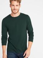 Old Navy Mens Soft-washed Crew-neck Tee For Men Forest Canopy Size S