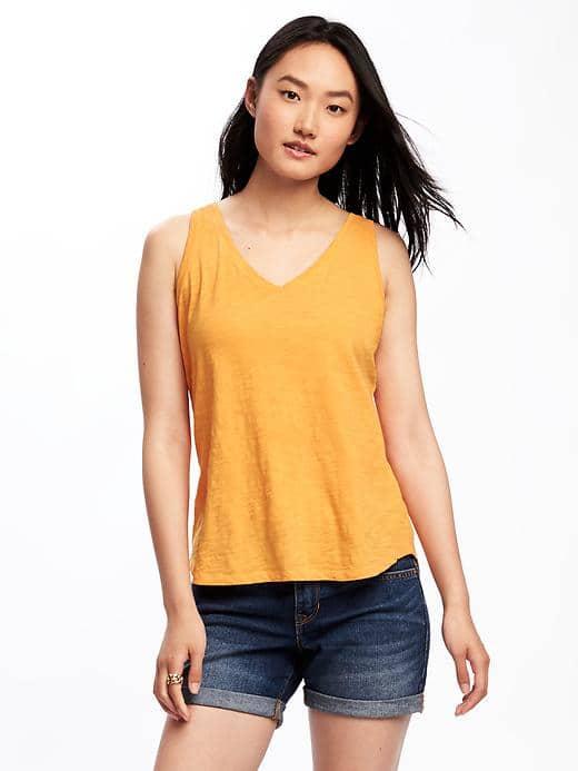 Old Navy Everywear Slub Knit Racerback Tank For Women - Eighteen Carrots