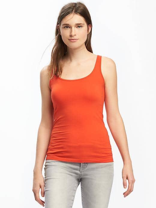 Old Navy First Layer Fitted Tank For Women - Red