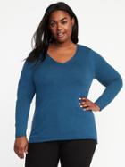 Old Navy Semi Fitted V Neck Plus - Jade
