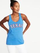 Old Navy Womens Mlb Team Racerback Tank For Women Texas Rangers Size S