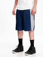 Old Navy Go Dry Printed Basketball Shorts For Men 12 - Blue It Off