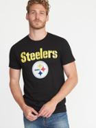 Old Navy Mens Nfl Team Graphic Tee For Men Steelers Size M