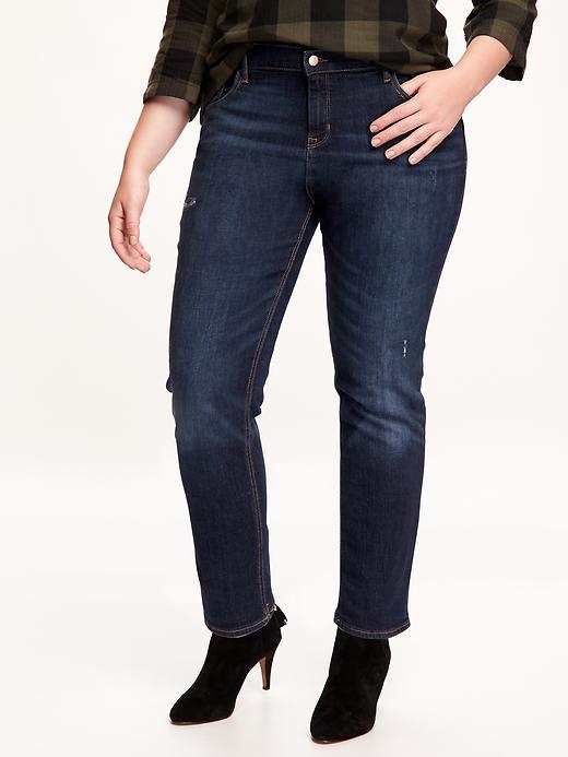 Old Navy Boyfriend Plus Size Straight Leg Jeans Size 16 Long Plus - Mary