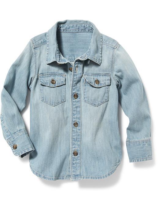 Old Navy Denim Shirt - Chambray Blue