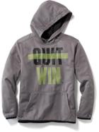 Old Navy Performance Graphic Pullover Hoodie - Dorian Grey
