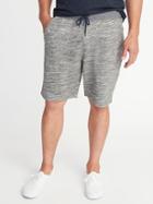 Old Navy Mens Chambray-waist French Terry Shorts For Men (9) Heather Gray Size L