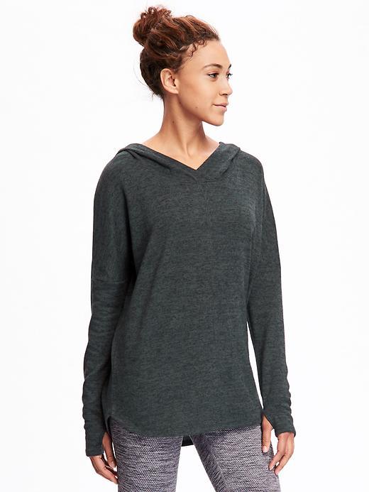 Old Navy Go Warm Sweater Knit Pullover Hoodie For Women - Rogue River