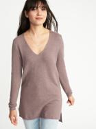 Old Navy Womens Textured V-neck Tunic Sweater For Women Icelandic Mineral Size Xs