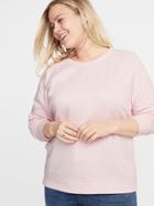 Crew-neck Plus-size Sweatshirt