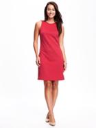 Old Navy Sleeveless Slim Shift Midi Dress For Women - In The Red