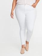 High-rise Secret-slim Pockets Plus-size Rockstar Super Skinny White Jeans
