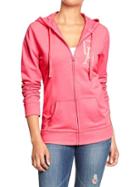 Old Navy Womens Women';s Graphic Terry-fleece Hoodies Active New Pink Size Xl