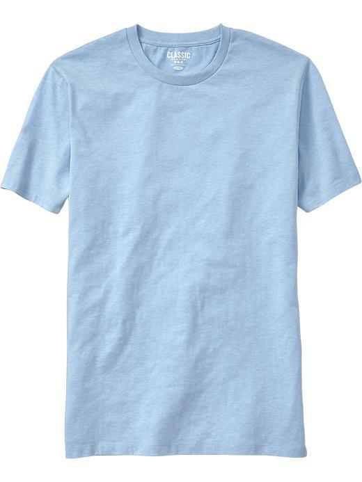 Old Navy Mens Classic Crew Tees - Light Blue