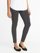 Old Navy Womens Jersey Elastic-waist Leggings For Women Black Dots Size Xs