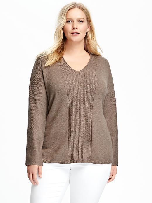 Old Navy Dolman Sleeve Plus - Brown Heather