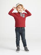 Old Navy French Rib Crew Neck Tee Size 12-18 M - Reddy Steady