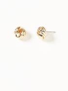 Old Navy Knotted Stud Earrings For Women - Gold