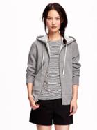 Old Navy Relaxed Front Zip Hoodie - Heather Grey