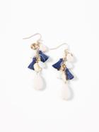 Beaded Tassel Drop Earrings For Women