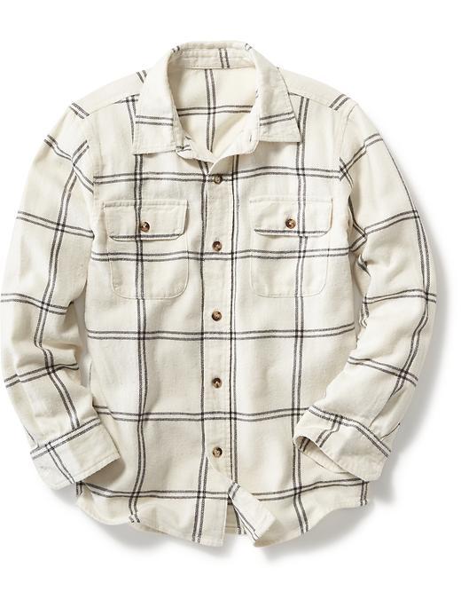 Old Navy Long Sleeve Flannel Shirt. - Creme De La Creme
