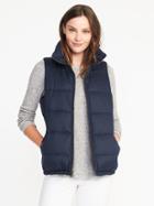 Old Navy Womens Quilted Frost-free Vest For Women Night Cruise Size M