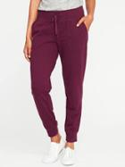 Old Navy Go Warm French Terry Joggers For Women - Winter Wine