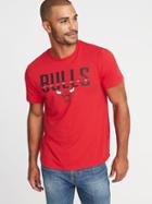 Old Navy Mens Nba Team Graphic Tee For Men Bulls Size L
