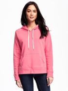 Old Navy Relaxed Fleece Hoodie For Women - Lady Guava
