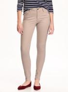 Old Navy Mid Rise Rockstar Sateen Skinny Jeans For Women - Chocolate Malted