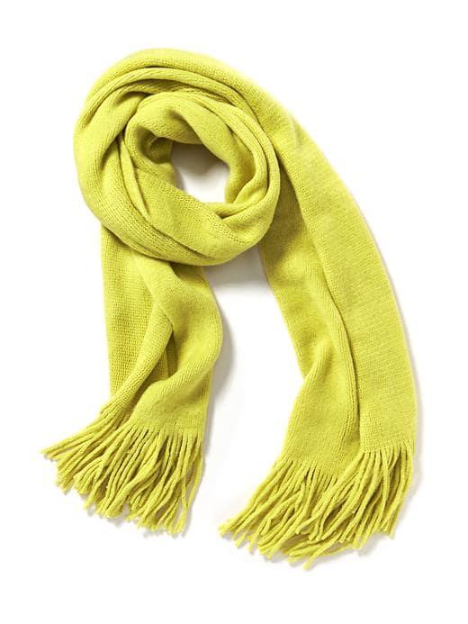 Old Navy Solid Fringe Scarf For Women - Power Surge