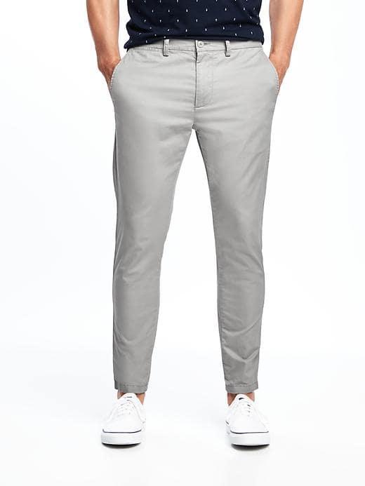 Old Navy Ultimate Slim Lightweight Built In Flex Khakis For Men - Rocking Out
