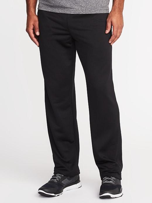 Old Navy Mens Go-dry Tech-fleece Pants For Men Black Size Xxl