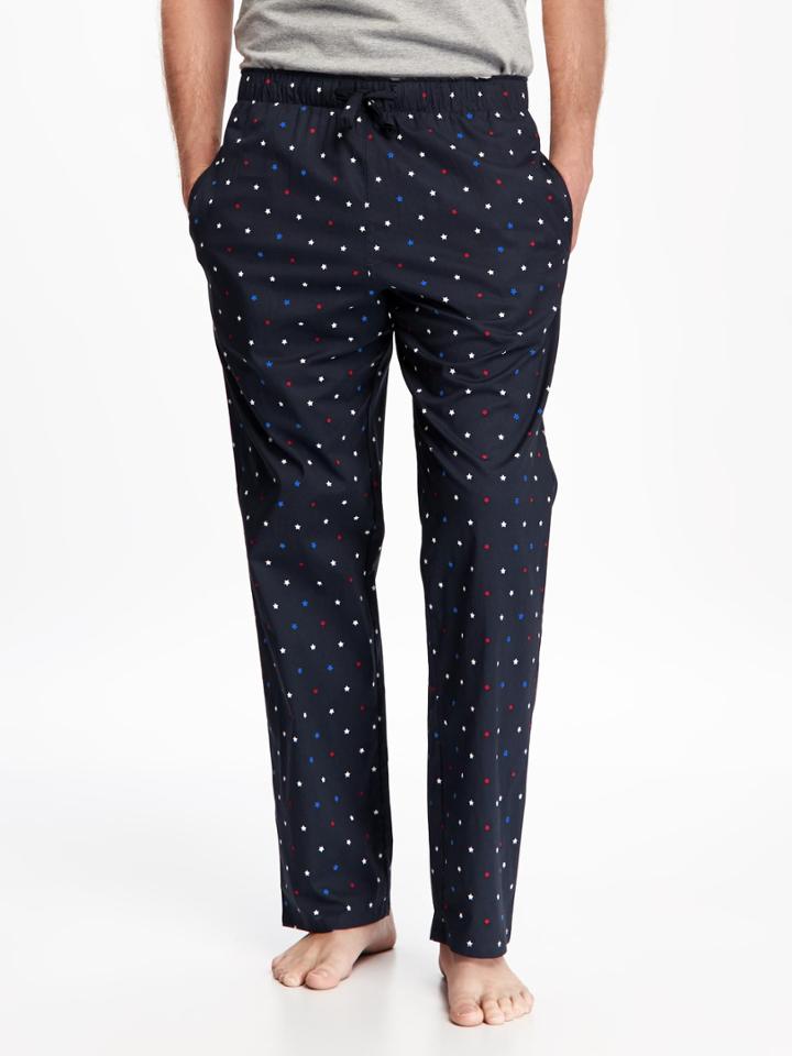Old Navy Poplin Sleep Pants For Men - Stars