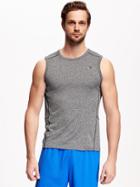 Old Navy Mens Go-dry Cool Muscle Tee For Men Heather Gray Size Xxxl