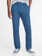 Old Navy Mens Slim Ultimate Built-in Flex Khakis For Men Blue Size 34w