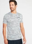 Old Navy Mens Go-dry Eco Camo-print Performance Tee For Men Gray Camo Size S