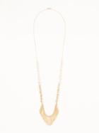 Old Navy Beaded Fringe Chain Necklace For Women - First Blush