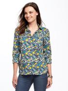 Old Navy Classic Sweatshirt For Women - Navy Floral