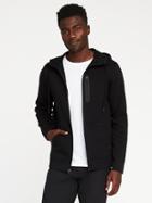 Old Navy Go Dry Fleece Zip Hoodie For Men - Black