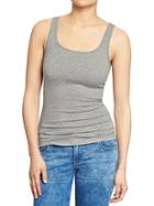 Old Navy Womens Perfect Pop Color Tanks - Gray